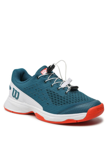 Wilson Обувки Rush Pro Jr 4.0 Ql WRS329050 Blue Coral/Wht/Feista - Mera.bg