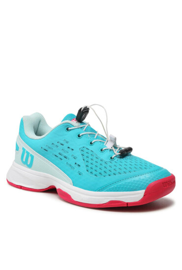 Wilson Обувки Rush Pro Jr 4.0 Ql WRS329070 Scuba Blue/Wht/Love Potn - Mera.bg