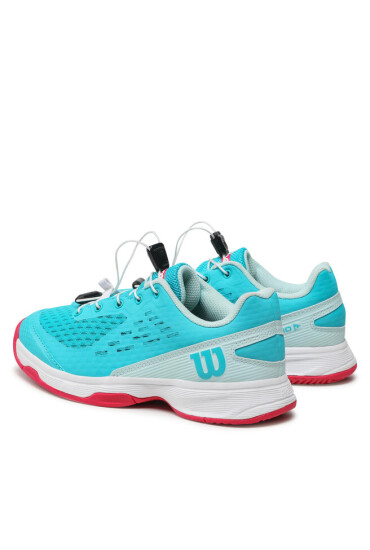 Wilson Обувки Rush Pro Jr 4.0 Ql WRS329070 Scuba Blue/Wht/Love Potn - Mera.bg