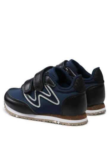 Woden Сникърси Manu Metallic WK083 Navy 010 - Mera.bg