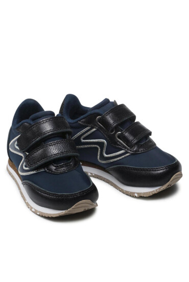 Woden Сникърси Manu Metallic WK083 Navy 010 - Mera.bg