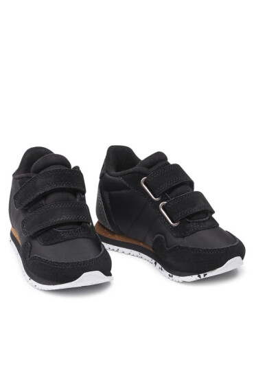 Woden Сникърси Nor Suede WK065-020 Black - Mera.bg