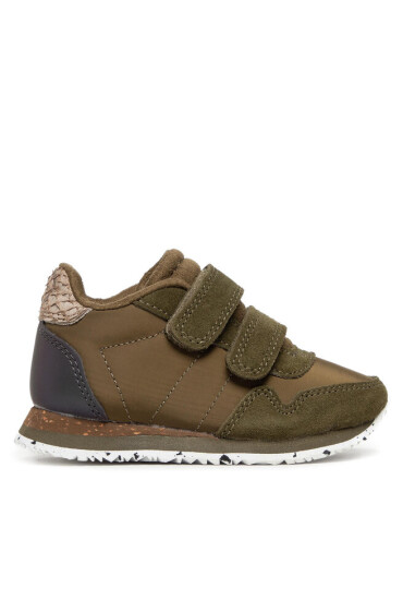 Woden Сникърси Nor Suede WK065 Зелен - Mera.bg