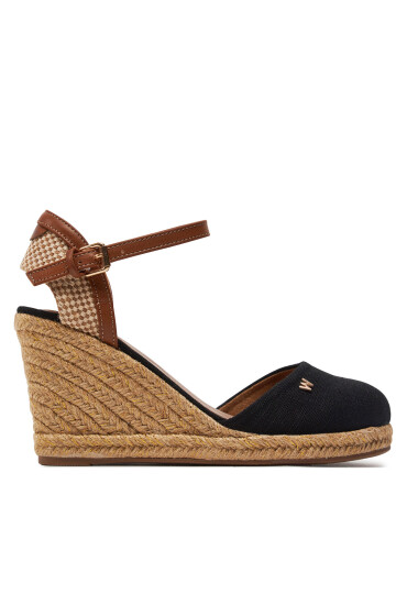 Wrangler Еспадрили Brava Women Wedge 20241056 Черен - Mera.bg