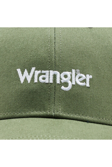 Wrangler Шапка с козирка Logo Cap W0V1U5X1X Deep Lichen Green - Mera.bg