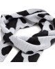 2005 Зимен шал Cowhide Scarf Бял - Mera.bg