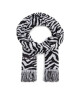 2005 Зимен шал Striped Scarf Черен - Mera.bg