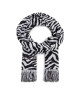 2005 Зимен шал Striped Scarf Черен - Mera.bg