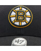 47 Brand Шапка с козирка NHL Boston Bruins Ballpark Snap '47 MVP H-BLPMS01WBP-BK Black - Mera.bg