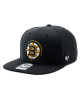 47 Brand Шапка с козирка NHL Boston Bruins No Shot '47 CAPTAIN H-NSHOT01WBP-BK Black - Mera.bg