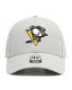 47 Brand Шапка с козирка Pittsburgh Penguins H-MVP15WBV-GY Gray - Mera.bg