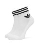 adidas Дълги чорапи 3-Stripes JV7435 Бял - Mera.bg