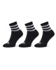 adidas Къси чорапи 3-Stripes Cushioned Sportswear Mid-Cut Socks 3 Pairs IC1317 Черен - Mera.bg