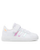 adidas Сникърси Grand Court Lifestyle Court Elastic Lace and Top Strap Shoes GY2327 Бял - Mera.bg