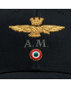 Aeronautica Militare Шапка с козирка 232HA1100CT2848 Jet Black 34300 - Mera.bg