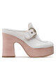 AGL Чехли Sista Moc D244011PCPLUME0106 Бял - Mera.bg