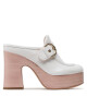 AGL Чехли Sista Moc D244011PCPLUME0106 Бял - Mera.bg
