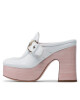 AGL Чехли Sista Moc D244011PCPLUME0106 Бял - Mera.bg