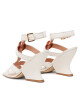 Alberta Ferretti Сандали 23151A6306 8003 Бял - Mera.bg
