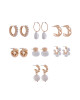 Aldo Комплект чифта обеци Sevenlooks 14088487 Златист - Mera.bg