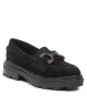 Alma En Pena лоуфъри с дебела подметка I22121 Suede Black - Mera.bg