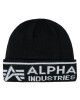 Alpha Industries Шапка AI Beanie 138903 Black/White 95 - Mera.bg