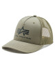 Alpha Industries Шапка с козирка Trucker Basic 186902 Dark Green 257 - Mera.bg