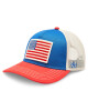 American Needle Шапка с козирка Valin - USA SMU679A-USA Ivory/Royal/Red - Mera.bg