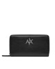 Armani Exchange Голям дамски портфейл 948068 4R700 00020 Черен - Mera.bg