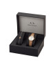 Armani Exchange Комплект часовник и гривна Lola AX7121 Златист - Mera.bg