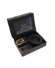 Armani Exchange Мъжки колан 951250 CC890 71820 Black/Blu Navy-G. - Mera.bg