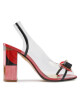 Azurée Сандали Madere 9DR Vernis Noir/Vernis Rouge/Motif Rouge - Mera.bg