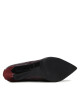 Baldowski Боти D04068-2835-004 Zamsz Burgundy/Kroko Bordo - Mera.bg
