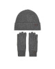 Barbour Комплект шапка и ръкавици Carlton MGS0091GY15 Сив - Mera.bg