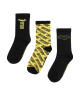 Batman Дълги чорапи CEO-ACCCS-AW25-205WBBAT(3-PACK) Черен - Mera.bg