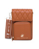 Beverly Hills Polo Club Дамска чанта BHPC-E-016-CCC-05 Кафяв - Mera.bg
