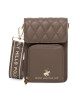 Beverly Hills Polo Club Дамска чанта BHPC-E-016-CCC-05 Кафяв - Mera.bg