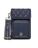 Beverly Hills Polo Club Дамска чанта BHPC-L-007-07 Тъмносин - Mera.bg