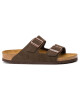 Birkenstock Чехли Arizona zamsz 0951313 Кафяв - Mera.bg