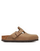 Birkenstock Чехли Boston zamsz 1019484 Кафяв - Mera.bg