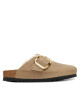Birkenstock Чехли Boston Big Buckle Shearling 1030444 Кафяв - Mera.bg