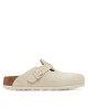 Birkenstock Чехли Boston zamsz 1027693 Бял - Mera.bg