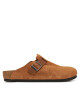 Birkenstock Чехли Boston zamsz 1029185 Кафяв - Mera.bg