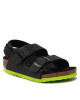 Birkenstock Сандали Milano Kinder 1022157 Desert Soil Black Lime - Mera.bg