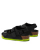 Birkenstock Сандали Milano Kinder 1022157 Desert Soil Black Lime - Mera.bg