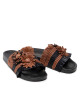Brenda Zaro Чехли 3919 Brwon/Black - Mera.bg