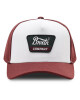 Brixton Шапка с козирка Linwood 10980 Mahogany/Off White - Mera.bg
