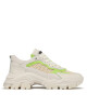 Bronx Сникърси 66457-MT Off White/Lime 3352 - Mera.bg