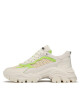 Bronx Сникърси 66457-MT Off White/Lime 3352 - Mera.bg