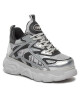 Buffalo Сникърси Cld Grid 1636028 Silver / Black - Mera.bg